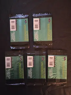 MTG 8th Edition, SEALED, English booster packs X5 one of each pack art 2003 - Image 2