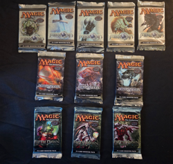 MTG MIRRODIN BLOCK LOVERS BUNDLE, MIRRODINX5, DARKSTEEL & FIFTH DAWNX3 BOOSTERS - Image 1
