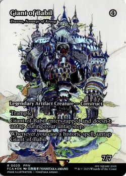 Giant of Babil - Traxos, Scourge of Kroog (Showcase) 20 MTG FINAL FANTASY Foil - Image 1