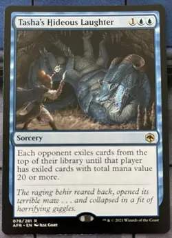 TASHA'S HIDEOUS LAUGHTER 078 Adventures In Forgotten Realms MTG Magic NM - Image 1