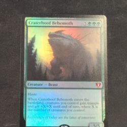 Wizards Craterhoof Behemoth Creature Foil Green Haste Standard 5/5 English - Image 1