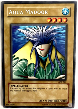 YuGiOh! - Aqua Madoor - LOB-027 - Unlimited - Rare - Image 1