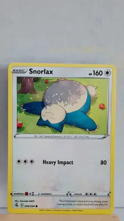 Snorlax [LP] - Pokemon TCG Fusion Strike 206/264 [Common] - Image 1
