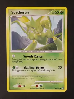 Scyther 49/100 Pokemon Card 2008 Pokemon NM Near Mint - Image 1