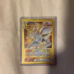 Pokemon Arceus VSTAR Gold Secret SWSH09: Brilliant Stars 184/172 NM - Image 3