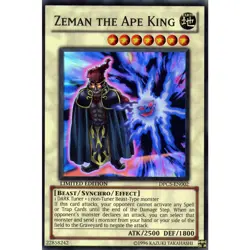 DPC5-EN002 Zeman The Ape King Super Rare Limited Edition Near Mint YuGiOh TCG - Image 1
