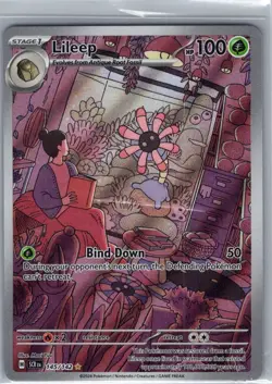 Lileep 145/142 SV07: Stellar Crown - Pokemon Card - NM - Image 1