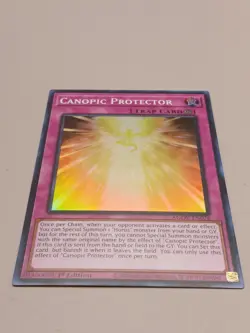 Yugioh! Canopic Protector - AGOV-EN076 - Super Rare - 1st Edition Near Mint, Eng - Image 1