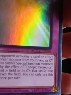 Yugioh! Canopic Protector - AGOV-EN076 - Super Rare - 1st Edition Near Mint, Eng - Image 4