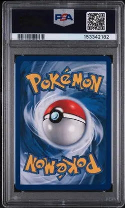 2000 Pokemon Black Star #18 Team Rocket's MEOWTH Promo Pokemon League PSA 9 - Image 2