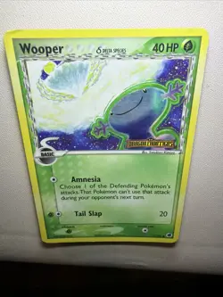 Wooper Delta Species 71/101 EX DRAGON FRONTIERS Stamped Reverse Holo - Image 3