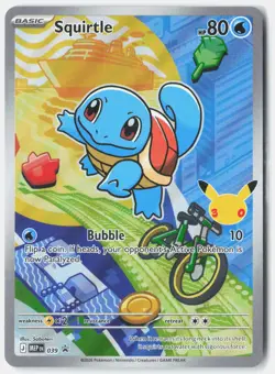 Squirtle - 039 039 Holo Promo ME: Mega Evolution Promo Pokemon Holo NM - Image 1