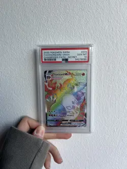 Charizard VMax 074/073 Pokemon PSA 10 GEM MT Champion's Path Rainbow Secret Rare - Image 1