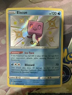Pokemon TCG - Eiscue SV035/SV122 Shiny - Shining Fates - Image 1
