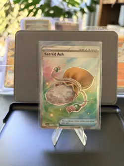 🔥 Pokemon TCG Sacred Ash 175/088 Gold Secret Rare – Paradox Rift – NM/M 🔥 - Image 2