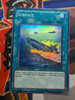 Yugioh Surface GENF-EN049 Super Rare 1st Edition - VLP/LP - Image 1