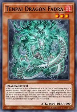 Tenpai Dragon Fadra MP25-EN183 1st ED Yu-Gi-Oh! ULTRA RARE - Image 1
