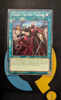 L26D-ENS23 Triple Tactics Thrust Common 1st Edition YuGiOh - Image 1