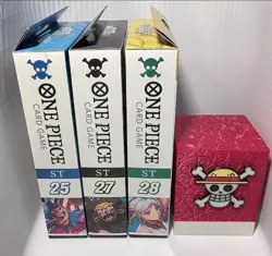 One Piece Starter Deck Bundle ST-01/02/03/04/05/06/25/27/28 + 3 Luffy Singles - Image 2