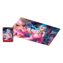 ONE PIECE Card Game Official Playmat Nefertari Vivi Heroines CUP w/ Promo Card - Image 3