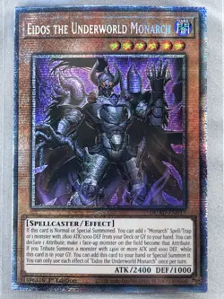 Yugioh Eidos the Underworld Monarch DUAD-EN017 Starlight Rare 1st Edition USA - Image 1