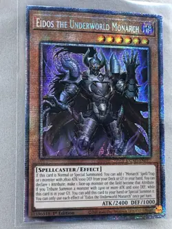 Yugioh Eidos the Underworld Monarch DUAD-EN017 Starlight Rare 1st Edition USA - Image 2