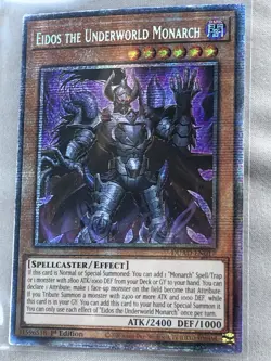 Yugioh Eidos the Underworld Monarch DUAD-EN017 Starlight Rare 1st Edition USA - Image 3