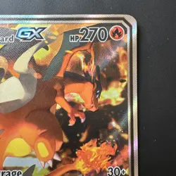 Pokemon TCG Reshiram Charizard GX Card Tag Team GX All Stars Sm201 Regular sized - Image 3