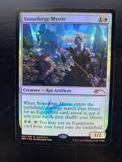 Wizards of the Coast Stoneforge Mystic Grand Prix Promo Foil White - Image 1