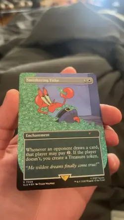 Mr. Krabs Smothering Tithe (7009) (Rainbow Foil) Secret Lair Drop Foil - Image 1