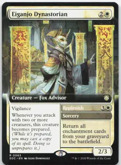 Eiganjo Dynastorian (Extended Art) *Regular* SOC 63 NM-LP - Image 1