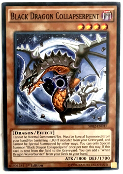 YuGiOh! - Black Dragon Collapserpent - SR02-EN017 - 1st Edition - Common - Image 1