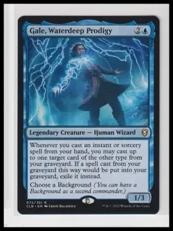 MTG Gale, Waterdeep Prodigy 072/361 - Image 1