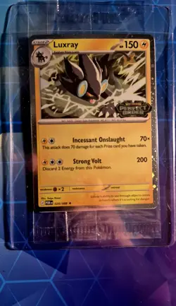 Pokemon Luxray Perfect Order Rare Holo Mega Evolution 150 HP Electric Card - Image 1