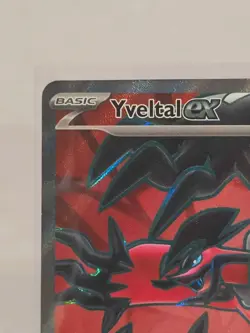 Pokemon TCG Ultra Rare Full Art Holo Yveltal Ex 105/88 Perfect Order NM Card - Image 3