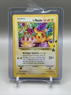 Pokemon Pikachu TCG Birthday Celebrations 25th Anniversary Collection - Image 1