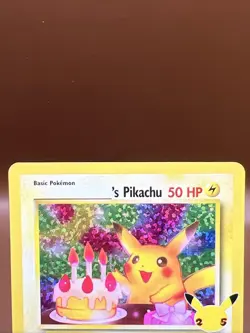 Pokemon Pikachu TCG Birthday Celebrations 25th Anniversary Collection - Image 4