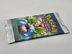 Sealed Base Set Booster Pack Venusaur WOTC Pokemon 1999-2000 4th Print Near Mint - Image 3