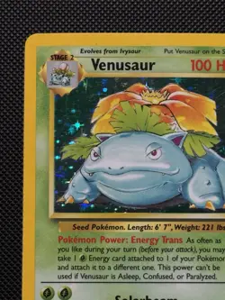 1999 Pokemon Base Set Venusaur 15/102 Holo Rare Unlimited - MP/LP Vintage - Image 5