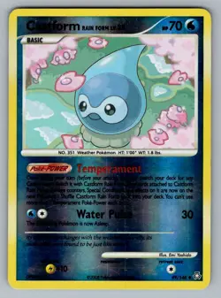 Castform Rain Form 49 146 UC Legends Awakened Pokemon LP - Image 1