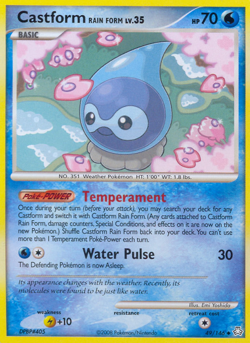 Castform Rain Form 49 146 UC Legends Awakened Pokemon LP - Image 4