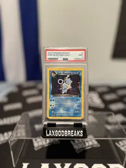 2000 POKEMON ROCKET #3 DARK BLASTOISE-HOLO PSA 9 - Image 1