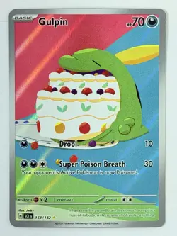 Pokemon Gulpin 154/142 Sv07: Stellar Crown Holo (NM) - Image 1