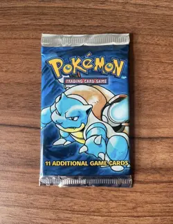 Blastoise Art - Pokemon TCG Base Set Sealed Booster Pack WOTC 1999 20.88g - Image 3
