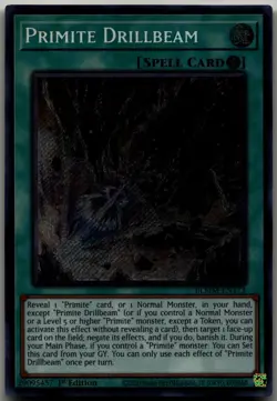 Primite Drillbeam Secret Rare Battles of Legend: Monster Mayhem BLMM-EN173 LP - Image 1