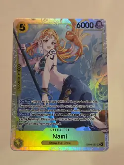 One Piece TCG Extra Booster Heroines EB03-053 Nami SR Holo - Image 1