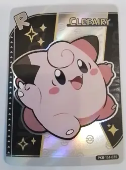 Chinese Clefairy Poke Baby Holo PKB-151-035 Anime Card - Image 1