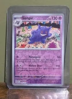 Gengar Reverse Holo Card # 094/165 Scarlet & Violet 151 Pokemon Card - Image 1