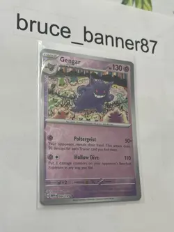Pokemon TCG Gengar Reverse Holo Foil Scarlet & Violet 151 Card 094/165 NM B - Image 2