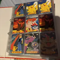 Topps Pokemon TV Animation Card Collection X261 Cards - Image 1